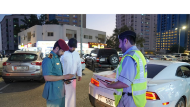 شرطة عجمان تتلقى 23 ألف مكالمة وتوفر 88 دورية خلال حالة الاضطراب الجوي