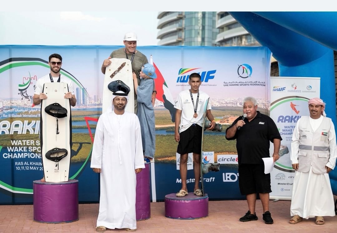اختتام "البطولة الآسيوية للتزلج المائي" في رأس الخيمة