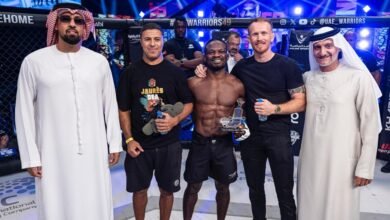 بطولة محاربي الإمارات للفنون القتالية تتوج الفائزين في النسخة العربية والأفريقية