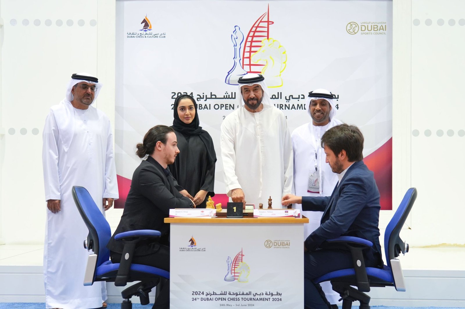 التعادلات تسيطر على الجولة الأولى من بطولة دبي المفتوحة للشطرنج