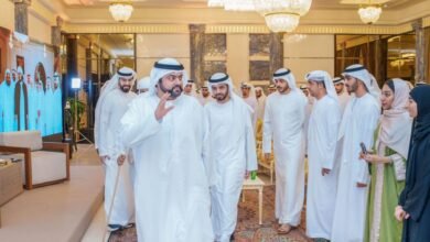 ولي عهد الفجيرة يشهد محاضرة “النفس البشرية والتعايش” في مجلس محمد بن حمد الشرقي