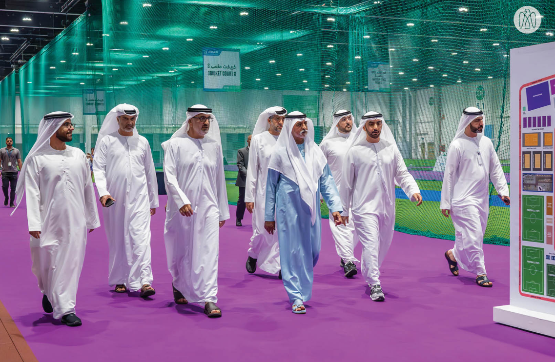 نهيان بن مبارك يزور فعاليات صيف أبوظبي الرياضي 2024