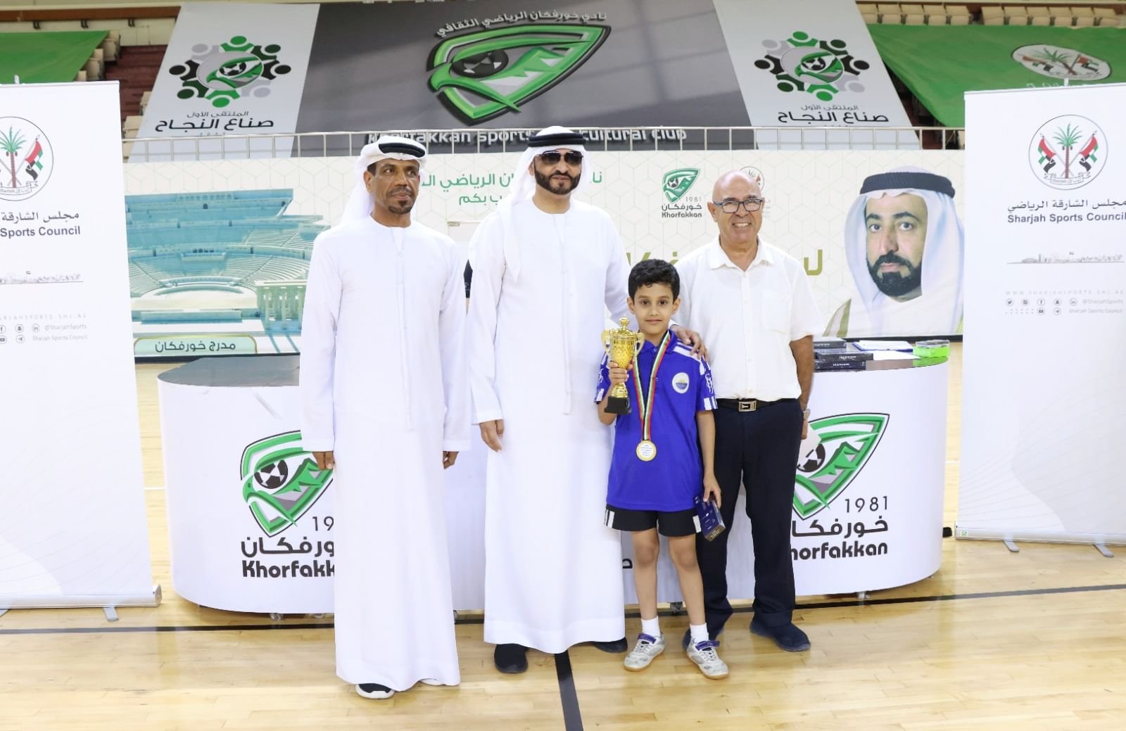 الشارقة والذيد يفوزان ببطولة مهرجان الطاولة للبراعم والأشبال