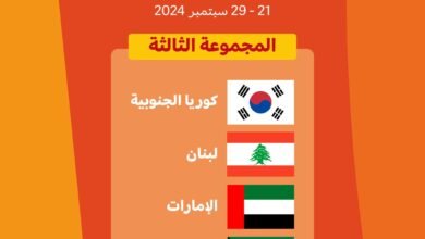 الإمارات مع كوريا ولبنان والكويت وجزر ماريانا في المجموعة الثالثة بالتصفيات الآسيوية لمنتخبات الشباب لكرة القدم