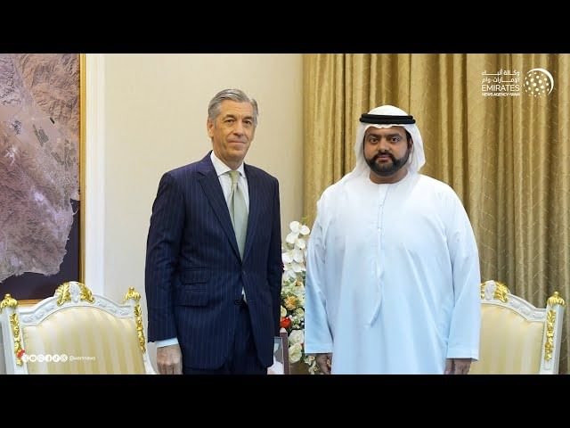 ولي عهد الفجيرة يستقبل سفير البرتغال