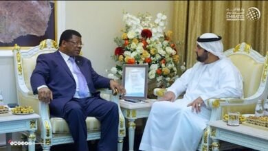 ولي عهد الفجيرة يستقبل قنصل عام جنوب أفريقيا