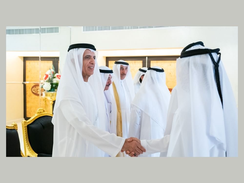 حاكم رأس الخيمة يستقبل المهنئين بحلول عيد الأضحى المبارك 1 حاكم رأس الخيمة يستقبل المهنئين بحلول عيد الأضحى المبارك