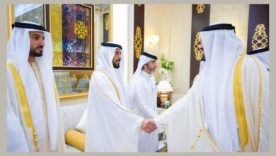 حاكم عجمان وولي عهده يستقبلان المهنئين بعيد الأضحى المبارك