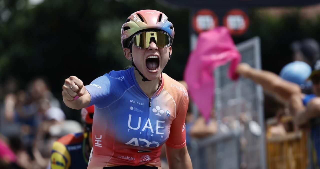 لاعبة الإمارات القابضة للدراجات تفوز بالمرحلة الثانية من طواف إيطاليا