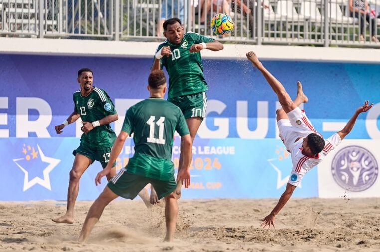 منتخبنا للشاطئية يفوز على نظيره السعودي في "كأس باتومي" الدولية بجورجيا