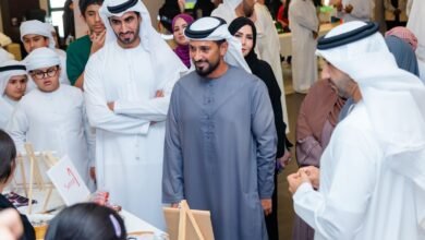 عبد العزيز النعيمي يزور معرض "تاجر المستقبل"