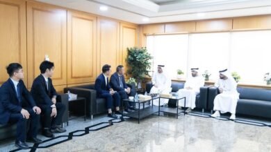 وفد صيني يزور غرفة عجمان