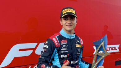 راشد الظاهري يصعد منصة التتويج في بطولة الفورمولا 4 الإيطالية