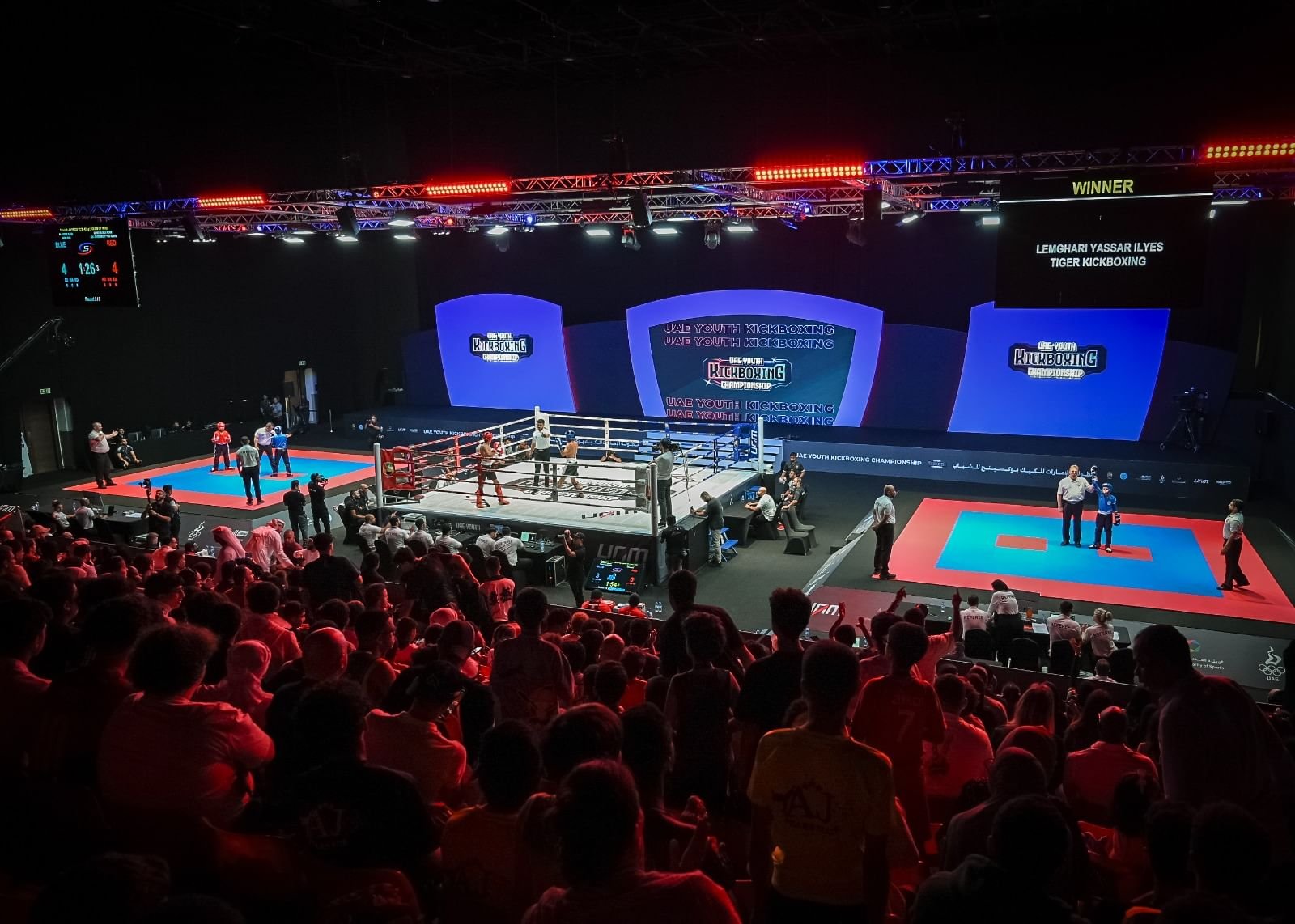 انطلاق بطولة الإمارات للكيك بوكسينج فى أبوظبي بمشاركة 571 لاعبا ولاعبة من 41 ناديا بالدولة