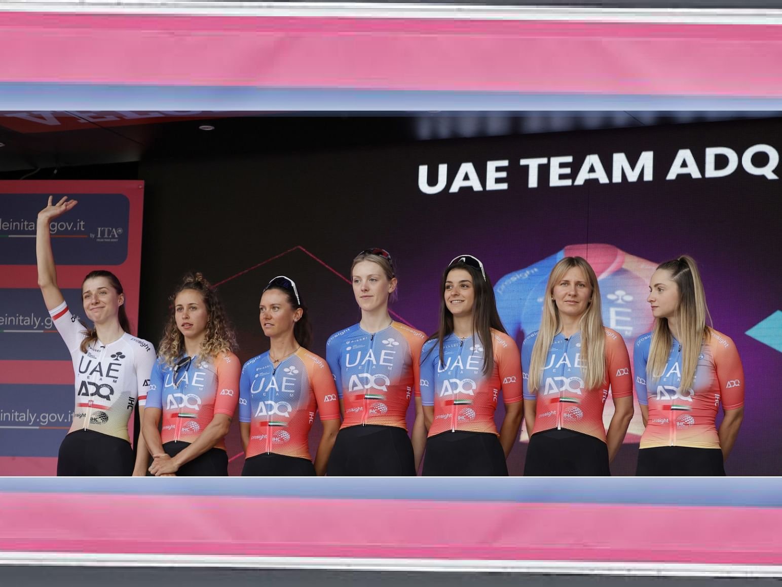 "الإمارات القابضة" للدراجات يشارك في طواف إيطاليا للسيدات