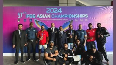 "منتخب بناء الأجسام" يحرز 8 ميداليات ملونة في بطولة آسيا بمنغوليا