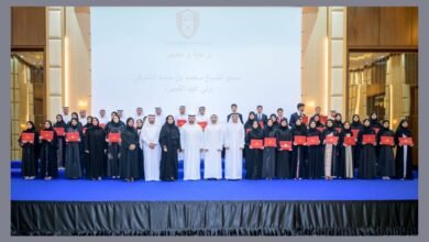 محمد الشرقي يشهد حفل تكريم أوائل الصف الثاني عشر ويبارك تفوقهم الدراسي