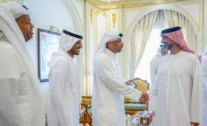 عمار النعيمي يستقبل نجوم الكرة المشاركين في بطولة "كواترو للأكاديميات الخليجية"