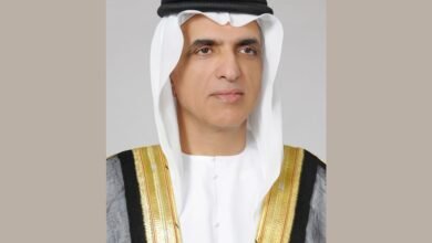 حاكم رأس الخيمة يعزي أمير الكويت بوفاة الشيخ علي عبدالله السالم