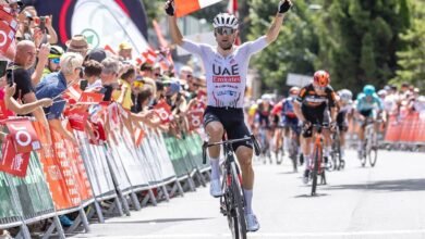 دراج فريق الإمارات دييغو أوليسي يفوز بالمرحلة الثالثة من سباق النمسا "Tour of Austria"