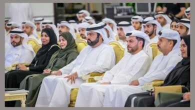 ولي عهد الفجيرة يشهد محاضرة ”الطريق نحو الاستدامة“ في "مجلس محمد بن حمد الشرقي"