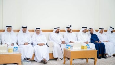 حميد بن عمار النعيمي يعزي في وفاة هيا بنت سعد الخرجي