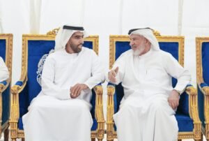 خالد بن سعود القاسمي يعزي في وفاة خلود العوضي وسلمى المهيري