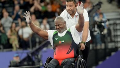 مريم الزيودي ومحمد خميس يحققان المركز الرابع في" القوى" و"الأثقال" في "بارالمبية باريس"