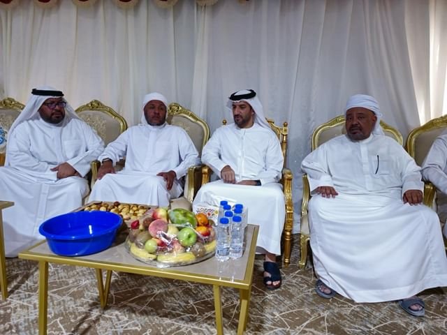 ولي عهد الشارقة يقدم واجب العزاء في وفاة آمنة سالم البطاشي 1 ولي عهد الشارقة يقدم واجب العزاء في وفاة آمنة سالم البطاشي