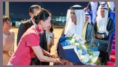 حاكم رأس الخيمة يصل إلى مدينة شيامين لحضور "معرض الصين الدولي للاستثمار والتجارة"