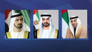 رئيس الدولة ونائباه يعزون رئيس نيبال في ضحايا الفيضانات