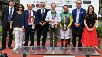 الجواد "ديفينو" والمهر "فلومنزيف" بطلا كأسي زايد وفاطمة بنت مبارك في إيطاليا