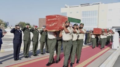 وزارة الدفاع تقيم مراسم جنازة عسكرية لشهداء الوطن الأبرار