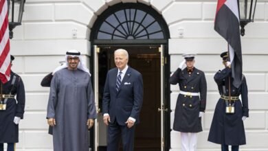 رئيس الدولة يصل إلى البيت الأبيض