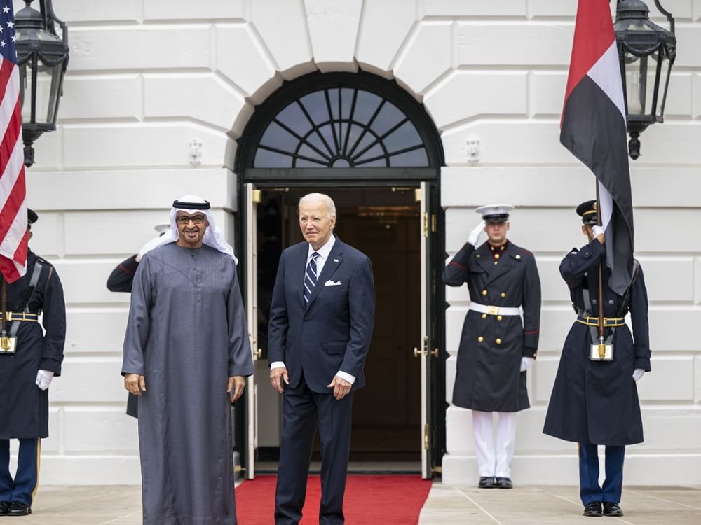 رئيس الدولة يصل إلى البيت الأبيض