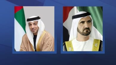 محمد بن راشد ومنصور بن زايد يهنئان رئيسة وزراء سريلانكا