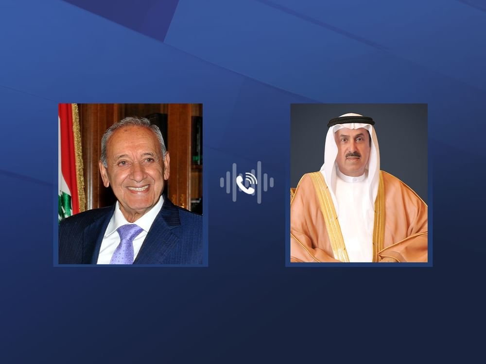 خلال اتصال هاتفي .. صقر غباش يؤكد لنبيه بري وقوف الإمارات إلى جانب لبنان وشعبه