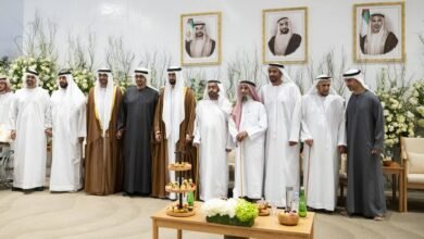 رئيس الدولة يحضر حفل زفاف في أبوظبي
