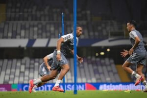 الأبيض يواجه منتخب كوريا الشمالية على استاد هزاع بن زايد