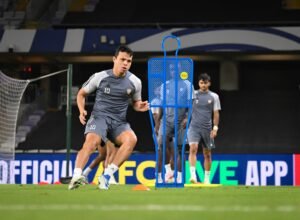 الأبيض يواجه منتخب كوريا الشمالية على استاد هزاع بن زايد