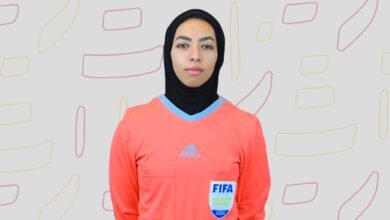 أمل جمال تٌشارك في إدارة مباراة إنجلترا والمكسيك في مونديال الناشئات