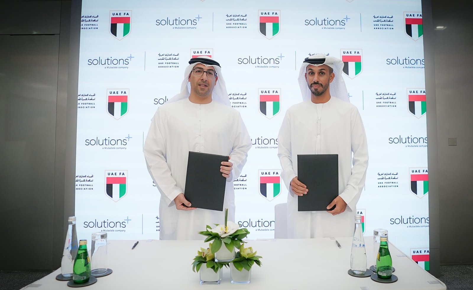 اتحاد الكرة يُوقع عقد رعاية مع شركة "سلوشنز بلس"