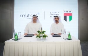 اتحاد الكرة يُوقع عقد رعاية مع شركة "سلوشنز بلس"