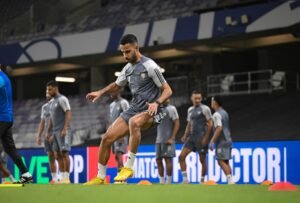 الأبيض يواجه منتخب كوريا الشمالية على استاد هزاع بن زايد