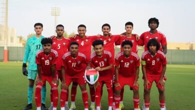 أبيض الناشئين يختتم معسكره بدبي