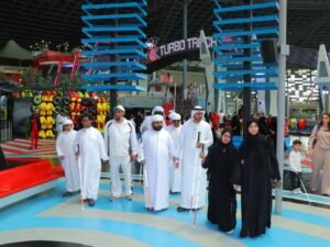 مؤسسة زايد العليا تحتفل بـ" اليوم العالمي للعصا البيضاء "في عالم فيرارى وتدعو لاستكمال منظومة التهيئة البيئية لتناسب مختلف فئات أصحاب الهمم