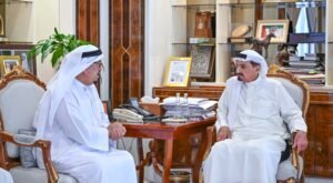 حاكم عجمان يستقبل ضاحي خلفان