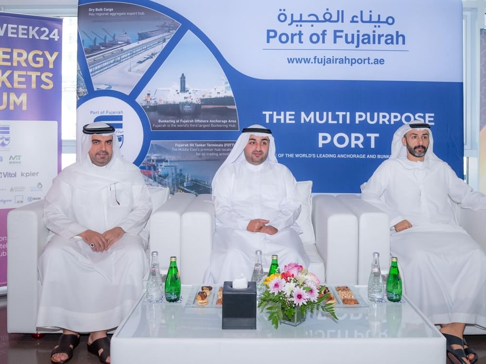 راشد الشرقي يطلع على التحضيرات النهائية لمنتدى أسواق الطاقة 12 الذي تستضيفه الفجيرة 1 راشد الشرقي يطلع على التحضيرات النهائية لمنتدى أسواق الطاقة 12 الذي تستضيفه الفجيرة