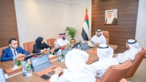 محمد الشرقي يلتقي رئيس مجلس إدارة نادي الفجيرة للشطرنج والثقافة