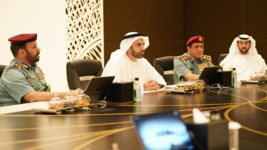 ولي عهد رأس الخيمة يستقبل الوكيل المساعد للموارد والخدمات المساندة بوزارة الداخلية